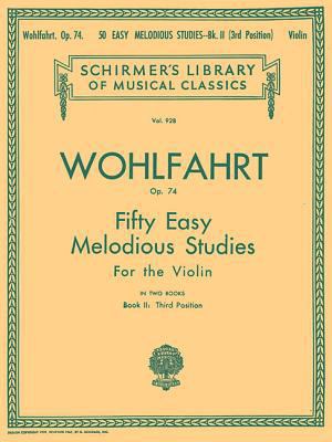 50 Easy Melodious Studies, Op. 74 - Book 2: Sch... B007NWPG7K Book Cover