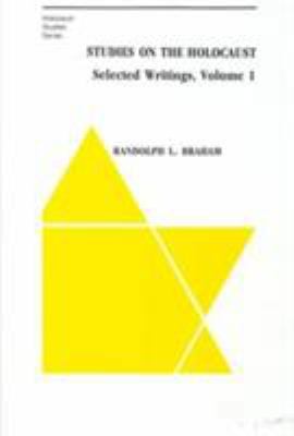 Studies on the Holocaust: Selected Writings 0880334479 Book Cover