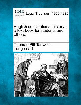 English constitutional history: a text-book for... 1240151934 Book Cover