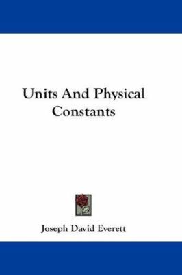 Units And Physical Constants 1432653709 Book Cover