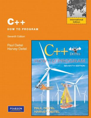 C++ How to Program: International Edition 013246540X Book Cover