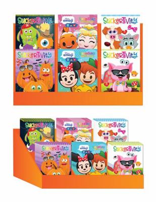 6 pkt Halloween Sticker Book Tray