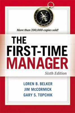 The First-Time Manager 0814417833 Book Cover
