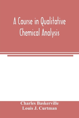 A course in qualitative chemical analysis 9354004105 Book Cover