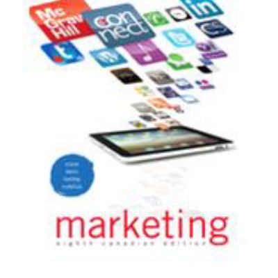 Marketing:8th Canadian Edition 0070009902 Book Cover