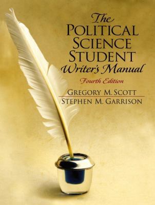 The Political Science Student Writer's Manual 0130404470 Book Cover