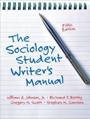 The Sociology Student Writer's Manual 0131928511 Book Cover