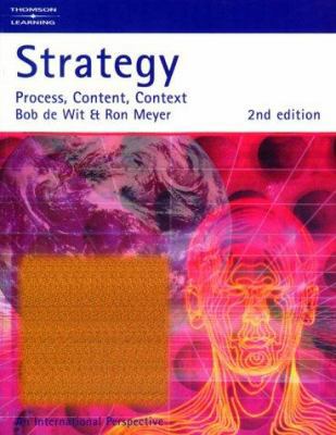 Strategy: Process, Content, Context: An Interna... 1861521391 Book Cover
