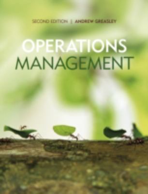 Operations Management 0470997613 Book Cover
