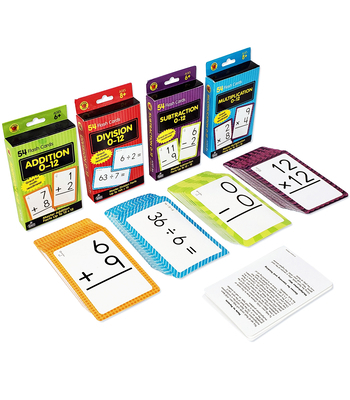 Brighter Child Math Flash Card Set - 4 Sets of ... 148386006X Book Cover