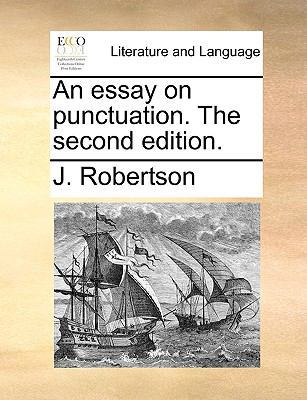 An essay on punctuation. The second edition. 1170417345 Book Cover
