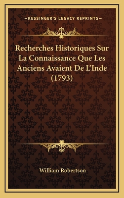 Recherches Historiques Sur La Connaissance Que ... [French] 1166261395 Book Cover