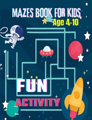 Activity Fun Mezes Book For Kids: Enchanted Maz... B0CJKTR72P Book Cover