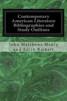 Contemporary American Literature Bibliographies... 1975601513 Book Cover