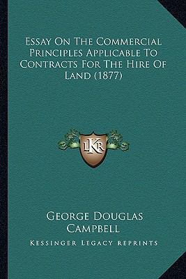 Essay On The Commercial Principles Applicable T... 1165331691 Book Cover