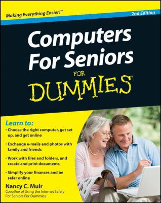 Computers for Seniors for Dummies 0470534834 Book Cover