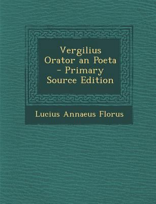 Vergilius Orator an Poeta [Latin] 1287471153 Book Cover