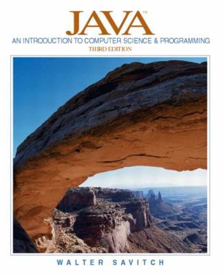 Java: An Introduction to Computer Science and P... 0131013785 Book Cover