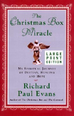 The Christmas Box Miracle: My Spiritual Journey... [Large Print] 0743224019 Book Cover