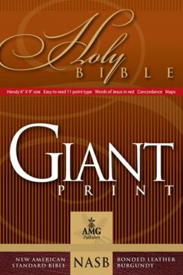 Giant Print Bible-NASB-Handy-Size [Large Print] 0899579450 Book Cover