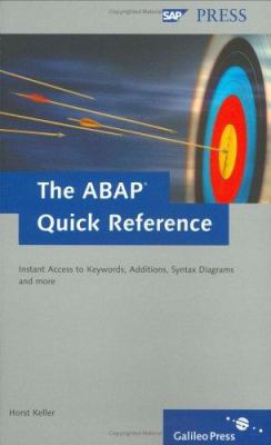 The ABAP Quick Reference 1592290574 Book Cover