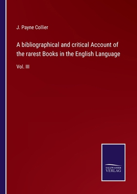 A bibliographical and critical Account of the r... 3752576081 Book Cover