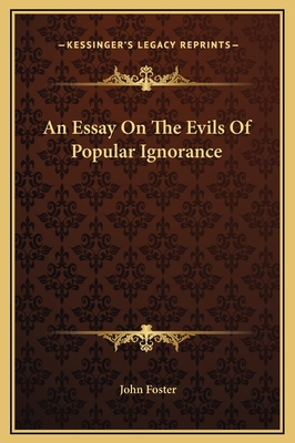 An Essay On The Evils Of Popular Ignorance 1169283454 Book Cover