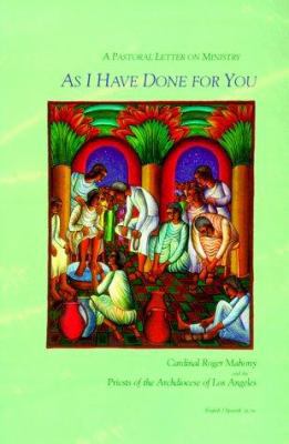 As I Have Done for You: A Pastoral Letter on Mi... 1568544065 Book Cover