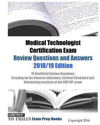 Medical Technologist Certification Exam Review ... 1718944462 Book Cover