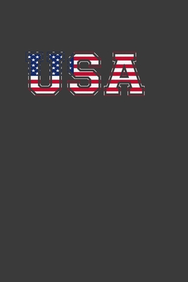 USA: Perfect Notebook For Americans. Cute Cream... 1707411662 Book Cover