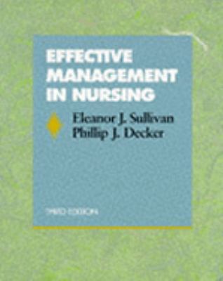 Effective Management in Nursing 0805378626 Book Cover