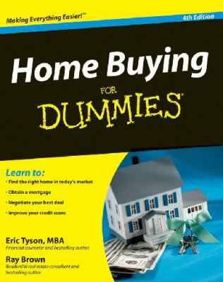 Home Buying for Dummies 0470453656 Book Cover