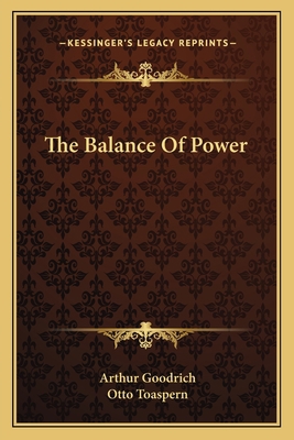 The Balance Of Power 1162745045 Book Cover