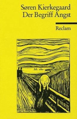 Der Begriff Angst. [German] 3150087929 Book Cover