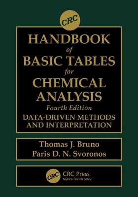 CRC Handbook of Basic Tables for Chemical Analy... 0367517191 Book Cover