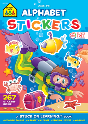 School Zone Alphabet Stickers Workbook 1589477464 Book Cover