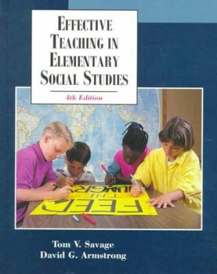 Effective Teaching in Elementary Social Studies... 0130826227 Book Cover