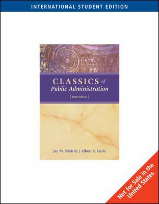 Classics of Public Administration 0495565911 Book Cover