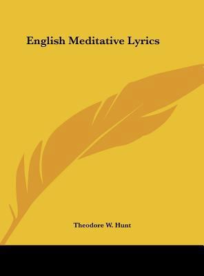 English Meditative Lyrics 1161401466 Book Cover