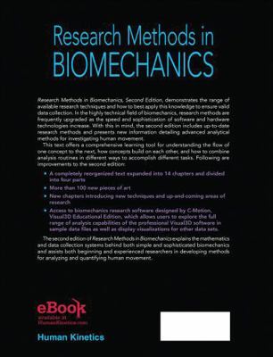 Research Methods in Biomechanics 0736093400 Book Cover
