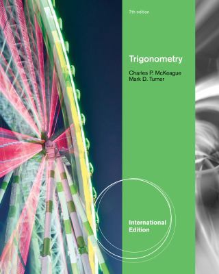 Trigonometry, International Edition B00D9PXT2O Book Cover