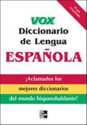 Vox Diccionario de Lengua Española 0071549838 Book Cover