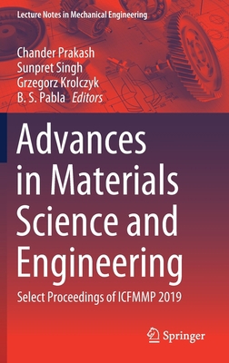 Advances in Materials Science and Engineering: ... 9811540586 Book Cover