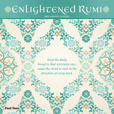 Enlightened Rumi 2025 12 X 24 Inch Monthly Squa... 197547855X Book Cover