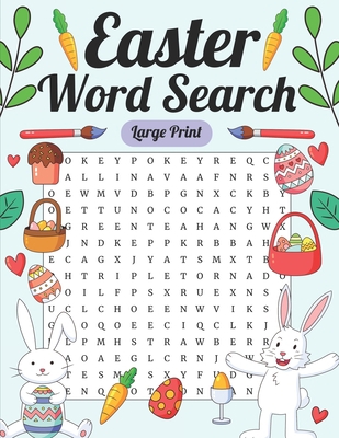 Large Print Easter Word Search: Easter Word Fin... B09SY1BMLT Book Cover