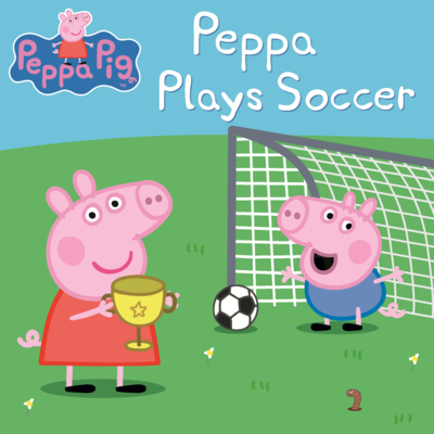 Peppa Plays Soccer B0GMZMPVFC Book Cover