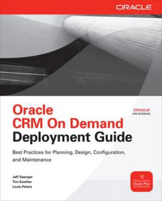 Oracle Crm on Demand Deployment Guide 0071717633 Book Cover
