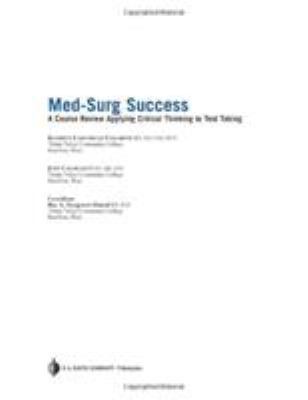 Med-Surg Success: Course Review Applying Critic... 0803615760 Book Cover