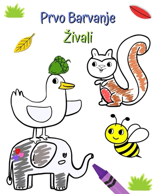 Prvo Barvanje Zivali: &#268;udoviti liki za bar... [Slovenian] B0CMLGT4T6 Book Cover