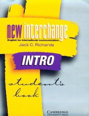 New Interchange Intro Student's Book: English f... 0521773997 Book Cover